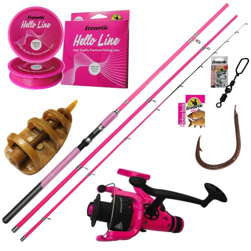 FRENETIC NŐI PINK HELLO FEEDER SZETT 3,60M 80GR