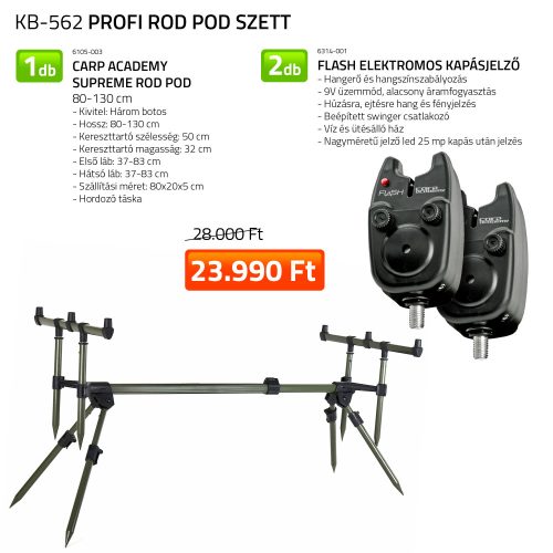 Carp Academy Profi Rod Pod Szett