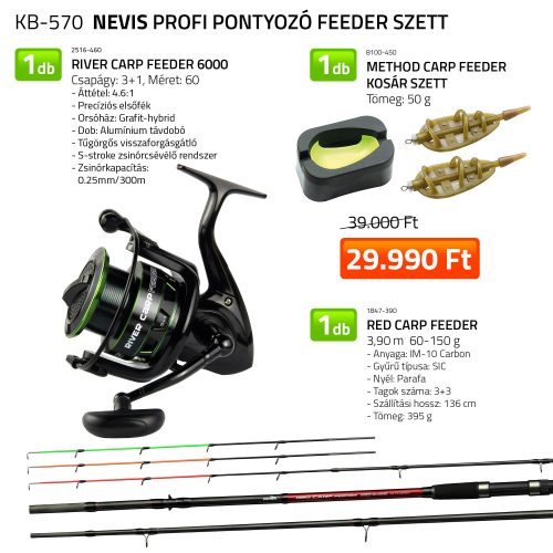 NEVIS PROFI PONTYOZÓ FEEDER SZETT