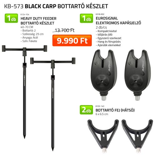 Carp Academy Black Carp Bottartó készlet